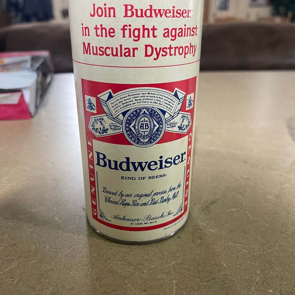 Vintage Budweiser Fight Against Muscular Dystrophy Bank